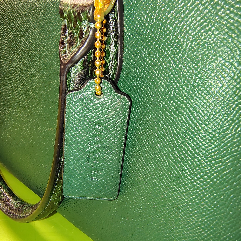 Coach Green Leather Handbag - Picture 15 of 15